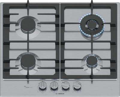 Bosch Serie 6 PCH6A5I90 Hobs Steel Inoxidable Integrado 60CM Encimera Gas 4 — image 1