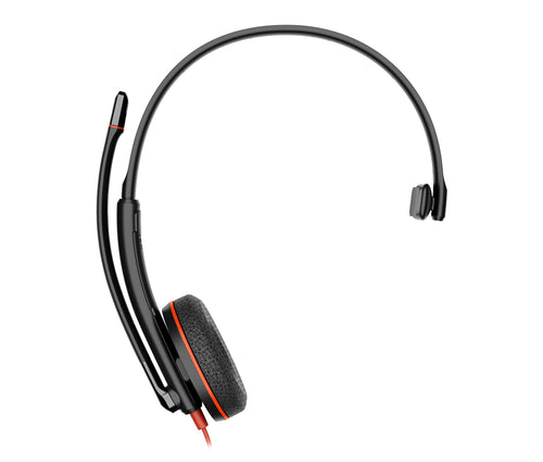Headphones Poly Blackwire 3210 Monaural USB-C + Adapter USB-C/a — image 1