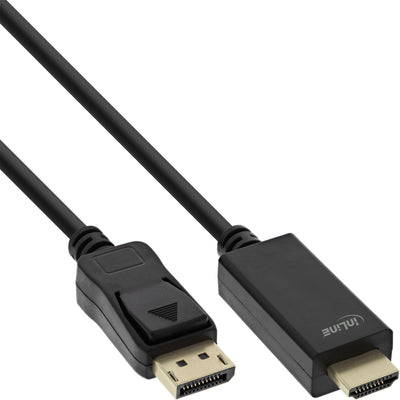 Inline Cable DisplayPort a Hdmi, 4K/60HZ, Black 2M — image 1