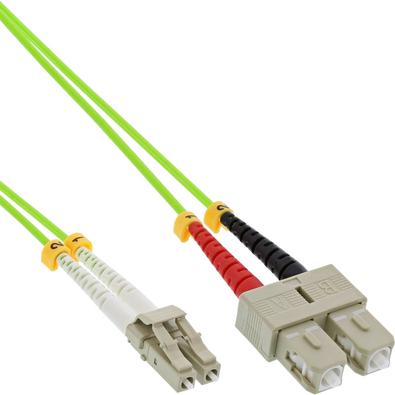 Inline Cable Duplex Fibre Optic Lc/Sc 50/125?M OM5 15M