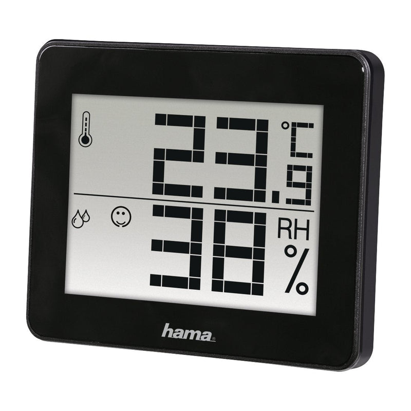 Hama Thermometer And Higrómetro Digital (control Humedad And Temperatura Interiores, Almacenamiento Datos), Co