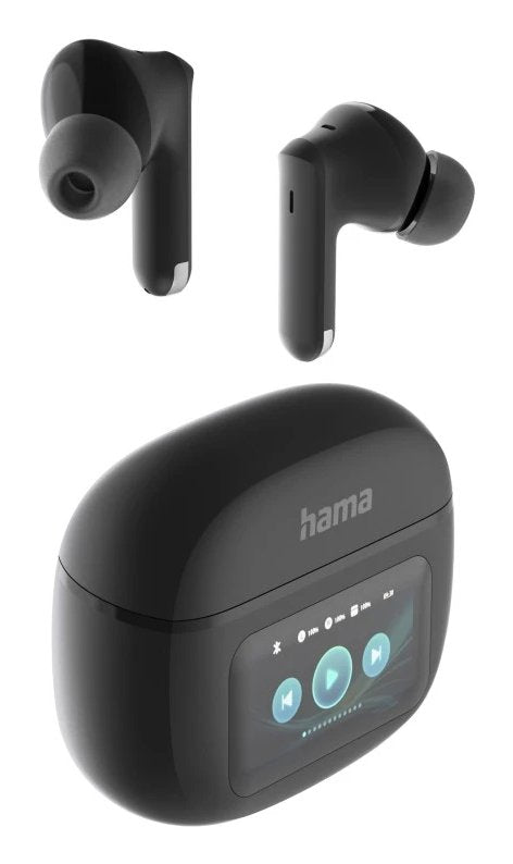 Hama Spirit Touch Headphones Inalambricos Tws - Bluetooth 5.4 - Control Touchscreen Smart - Case Rechargeable
