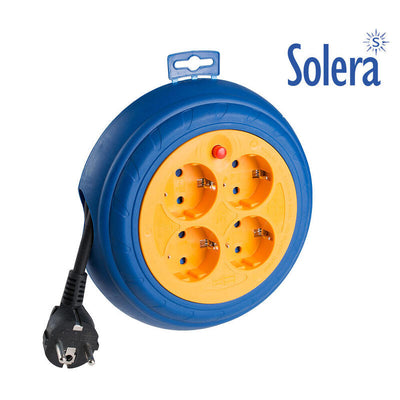 Solera Enrollacables 4 Sockets 3M Cable 3X1,5MM 7429 — image 1
