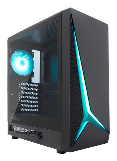 Coolbox PC Case Gaming ATX GA450 Starlight Black ARGB USB-C 1 Vent. — image 1