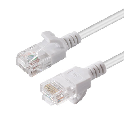 Microconnect V-UTP6A05W-SLIM Network Cable White 5M CAT.6A U/UTP [UTP] — image 1