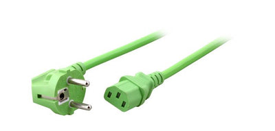 Efb Cable Power Contact Protection 90 - C13 180, Grn, 3,0M, 3 X 1,00MM — image 1