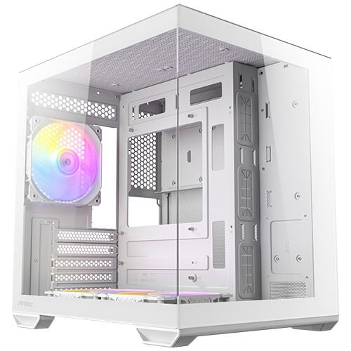 Antec Box Minitorre microATX CX60M A-rgb White microATX / ARGB/ 1 X 3.5'', 3 X 2.5''/ 3X Fans Intalados