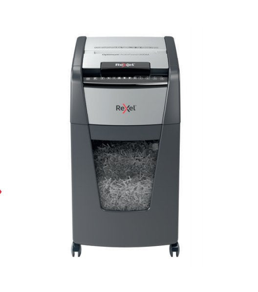Rexel Optimum Auto + 300M Triturador Paper Microcorte 55 dB 23CM Black Grey