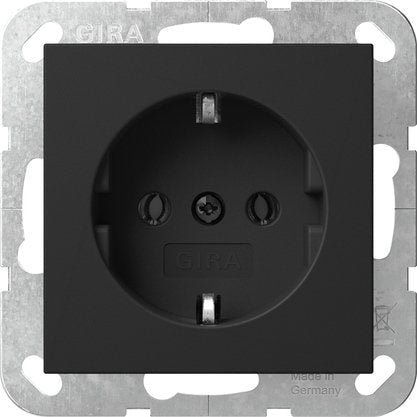 Gira 4188005 Schuko System 55 Black M