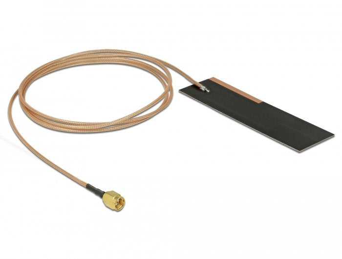 Delock Lpwan Antenna Sma Connector Male 1 - 2 dBi RG-178 1M Pcb Intern Assembly Adhesive