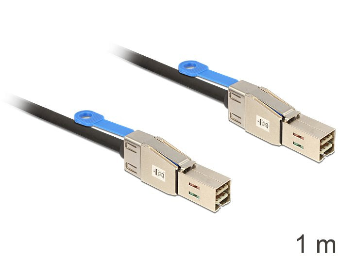 Delock 83394 Cable Mini Sas HD SFF-8644 Mini Sas HD SFF-8644 1M