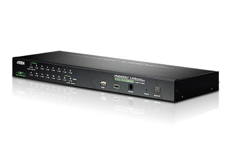 Switch KVM IP VGA Ps/2-USB 16 Ports With Access Compartido From Consolas Local/Remote