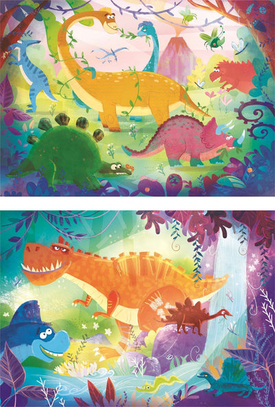 Puzzle Dinosaurios 2X20PZS — image 1