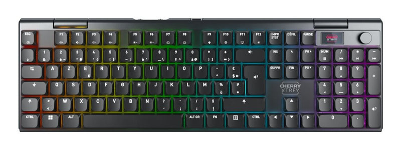 Cherry Xtrfy Mx 10.1 Wireless, With Cable & Wireless USB + RF Wireless + Bluetooth, Mechanischer Switch, Azert
