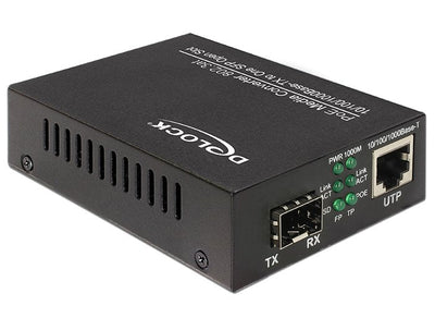 PoE + Convertidor Medios 10 100 1000BASE-T a Sfp — image 1