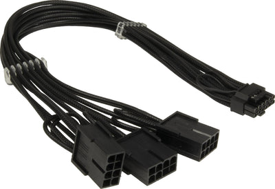 Cable Adapter Inter-tech GPU-02 (12 + 4PIN) a 3X 8PIN Black 34CM 88885615 — image 1