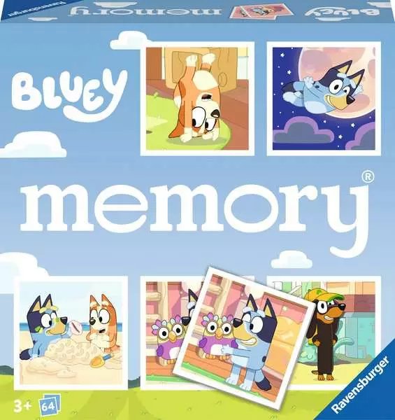 Ravensburger Memory - Bluey, Set Of Memory 22646