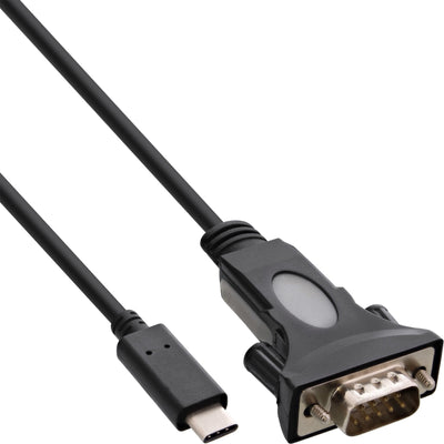 Inline Adapter USB Type-c a Serie, USB Cm a DB9M + Adapter 1,8M — image 1