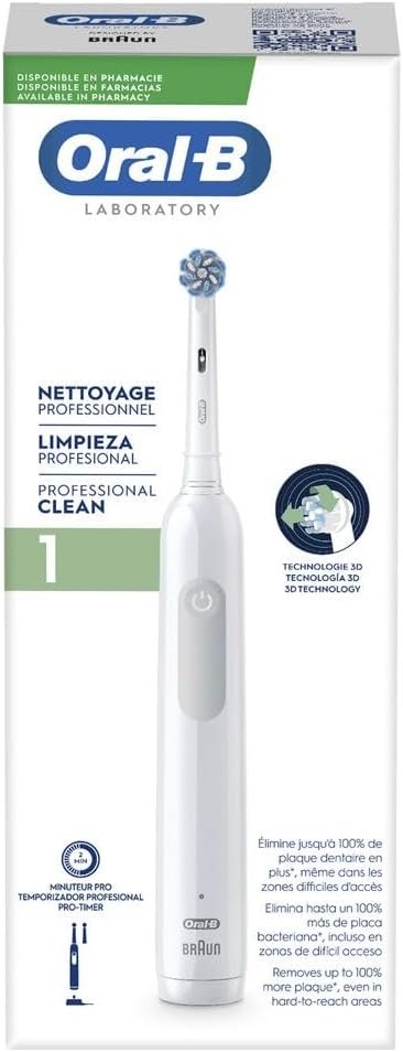 Braun Brush Dental Electrico Oral-b Pro 1 White Base Charging — image 1