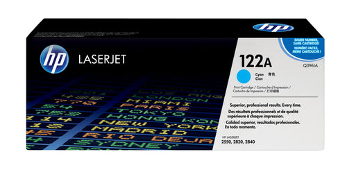 HP Genuine Toner 122A Cyan Q3961A — image 1