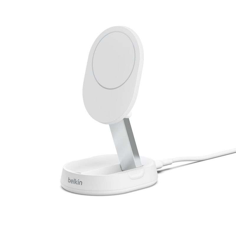 Belkin Base Charging Wireless Magnetic + Power Adapter Ca 15 Watts White