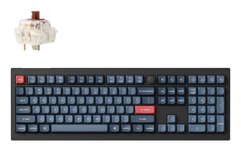 Keychron Keyboard Mecánico V6 Max. 100% Wireless Gateron Jupi