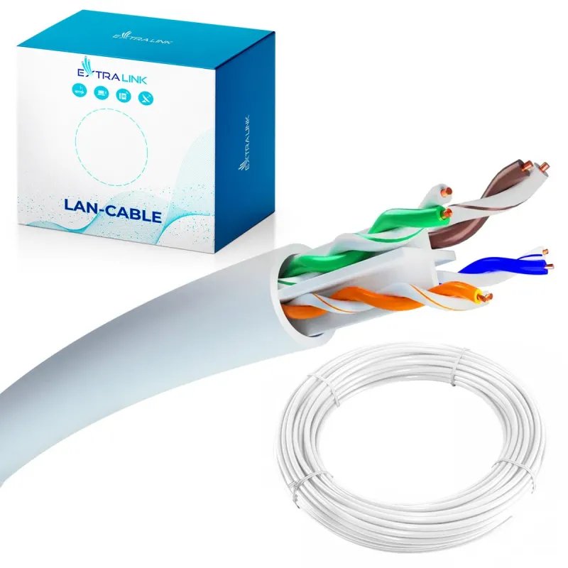 Extralink CAT.6 UTP (u UTP) Indoor Twisted Pair 50M