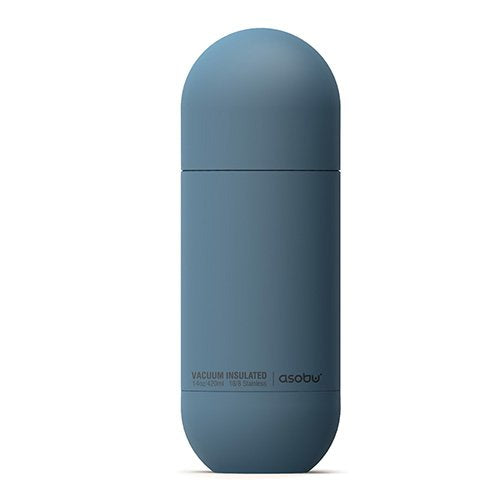 Asobu - Orb - Thermos Steel Inoxidable With Glass Blue