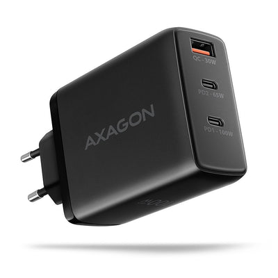 Axagon Charger ACU-DPQ100 Dispositivo Mobile Phone Universal Black Power Alterna Charging Fast Indoor — image 1