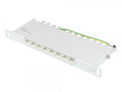 Good Connections Patchpanel 10CAT. 6A 8-P. 0,5HE Lichtgr. — image 1