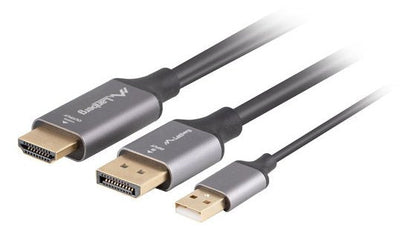 HDMI Cable (m)-displaypor(m) 1.8M 4K Black — image 1