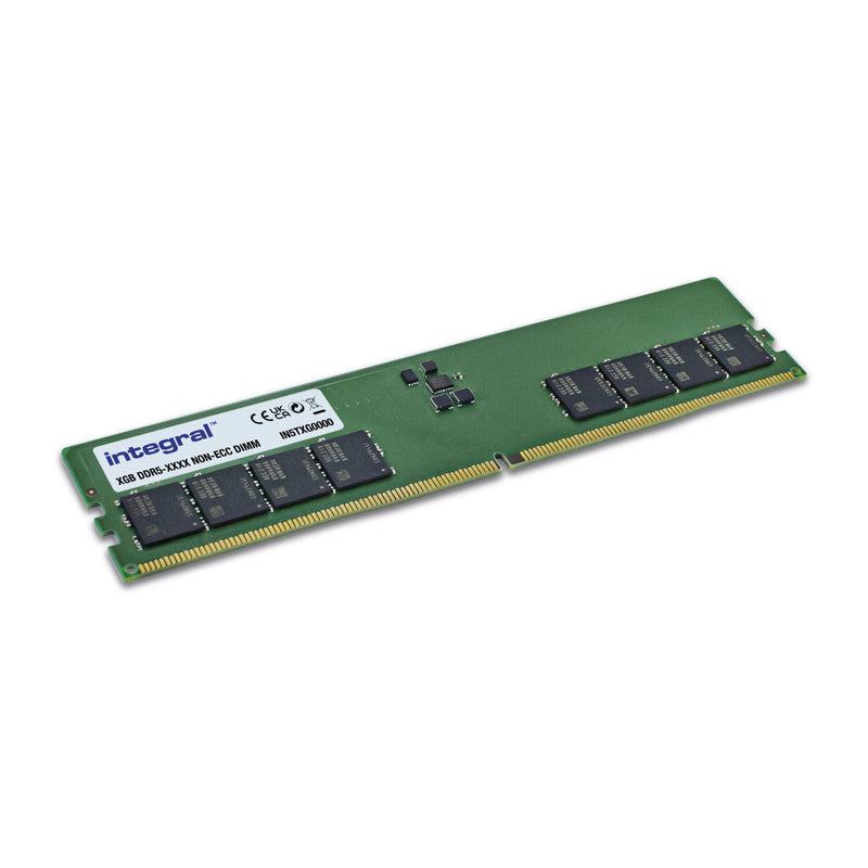 Integral Memory 8GB DDR5 5600MHZ PC5-44800 Unbuffered Non-ecc 1.1V 1GX16 CL46 1 X 8GB
