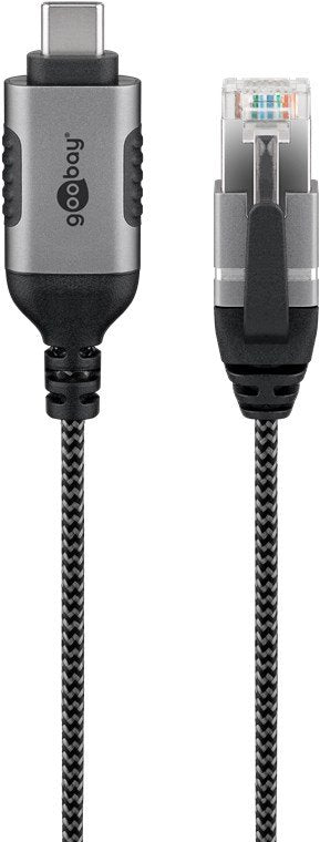 Goobay Ethernet-adaptador USB Cable -c 3.2 GEN2 RJ-45, Slim 74405 — image 1