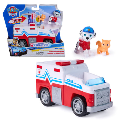 Spin Master Paw Patrol - Búsqueda And Rescate: Vehículo Rescate Marshall With 2 Figuras, Vehículo Toy 6074776 — image 1