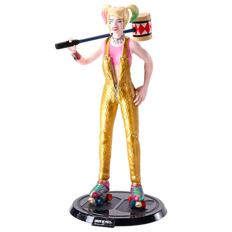 Figure Maleable Bendyfigs Harley Quinn DC Comics 19CM