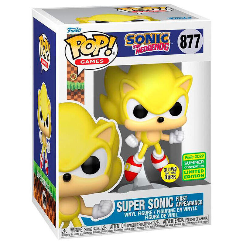 Figure Pop Sonic The Hedgehog Super Sonic Exclusive