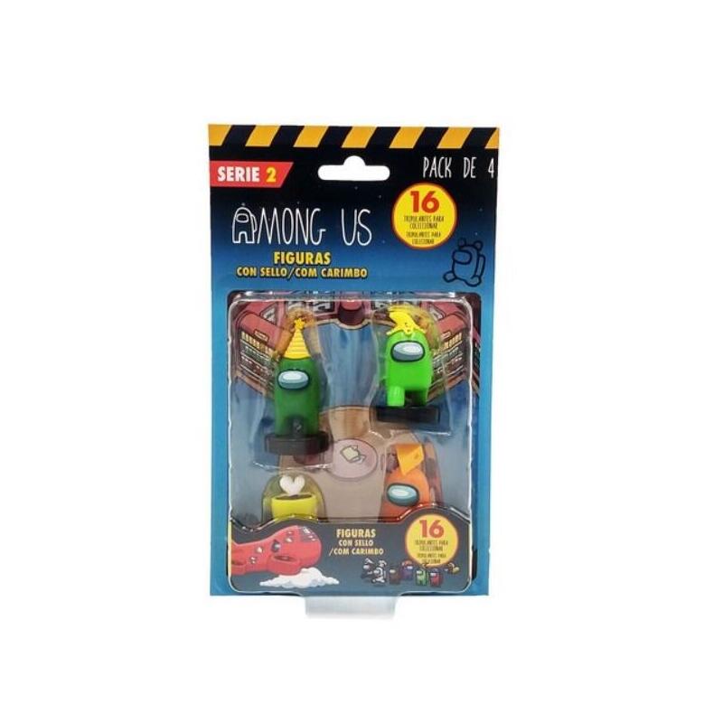 Figuras Among Us S2 Box Pack 4
