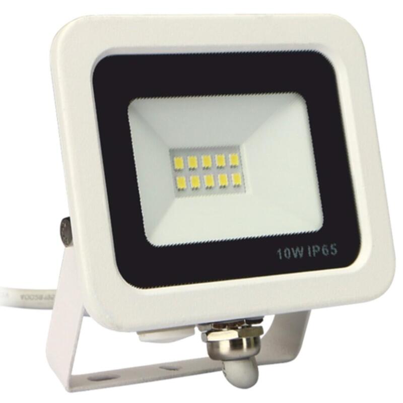 Foco Projector LED Silver Electronics Forge + Projector IP65 10W 3000K White