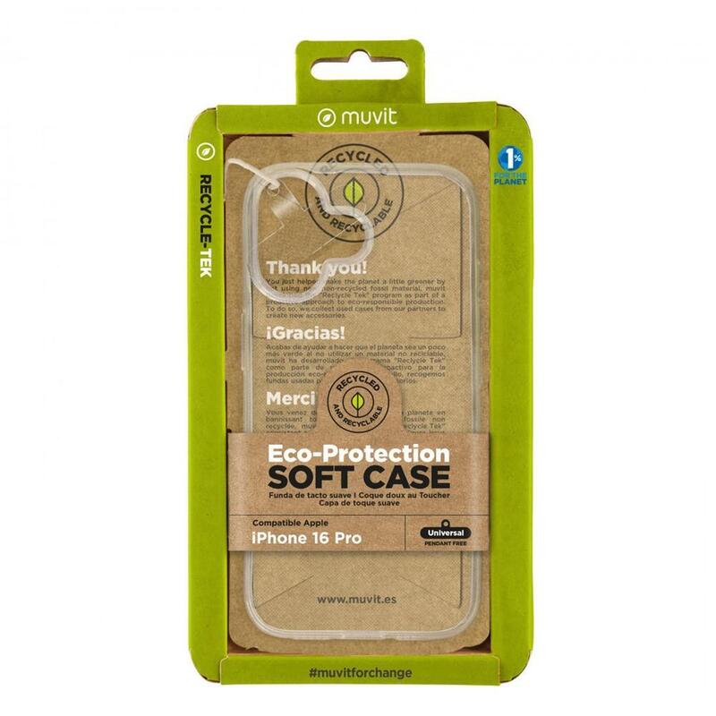 Muvit Case Recycletek Apple Iphone 16 Transparent