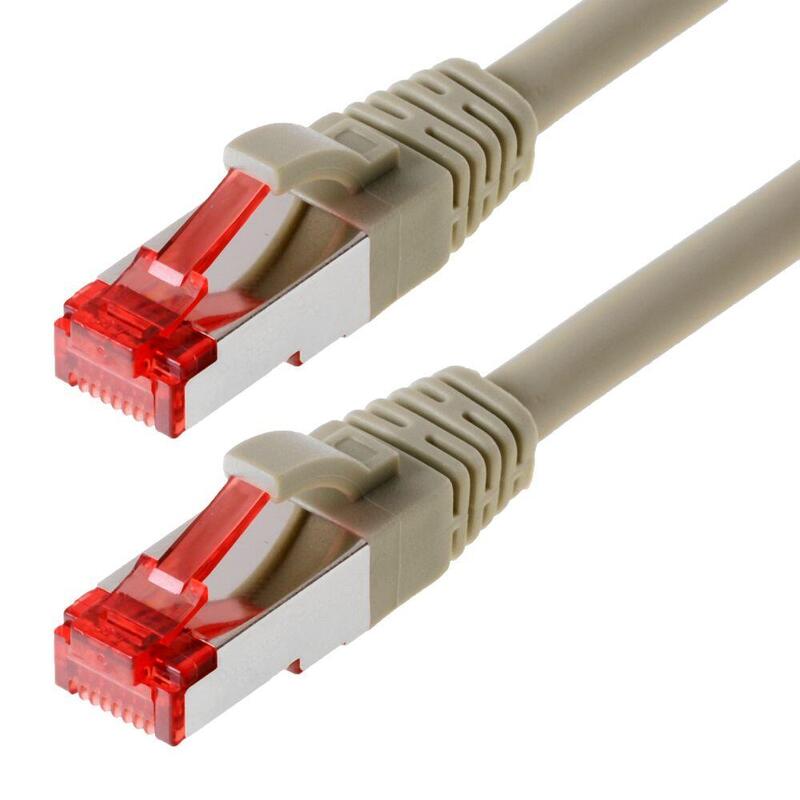 Helos Network Cable S/FTP CAT.6 Grey 10,0M