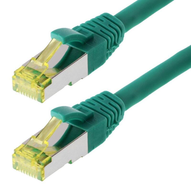Helos Network Cable S/FTP CAT.6A Green 3,0M