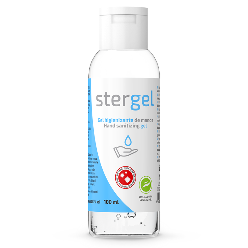 Stergel - Gel Hidroalcohólico Higienizante Hands Aloe Vera 100ML