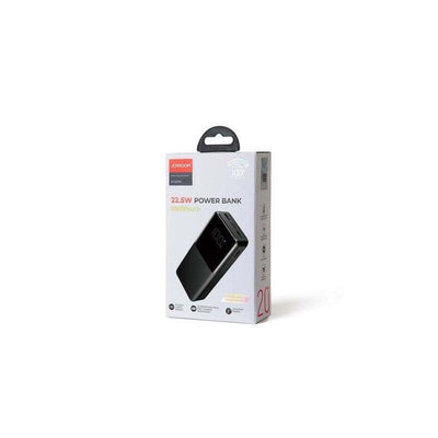 Joyroom Power Bank With Digital Display C + U + U, Pd 22.5W, 20000MAH With Micro-usb Input, Black (JR-QP192) — image 1