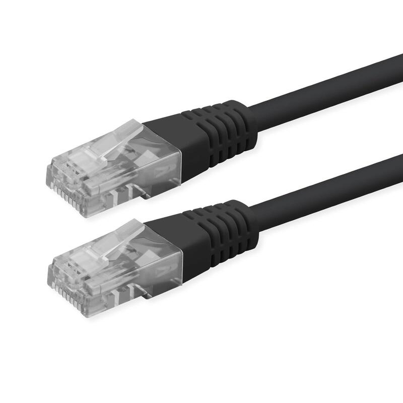 Roline Kab Network Cable CAT.6 Class Y UTP PoE Negro 1M