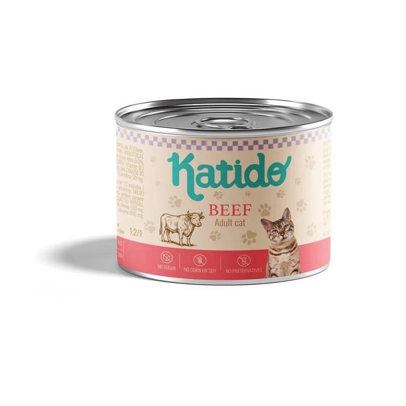 Katido Ternera, Comida Húmeda Gato 200G