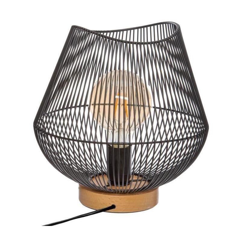 Lamp Desktop Black E27 Col. 'jena' 28X26CM