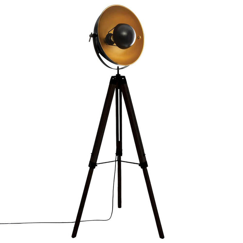 Lamp Tripod Model 'loft Lahti' Black E27 156,5 X 65 X 57CM