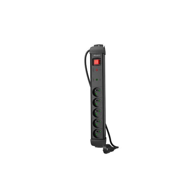 Lanberg Surge Protector SP1 1.5M 5X Eu Black — image 1