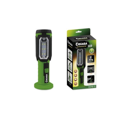 Cegasa Linterna Professional LED - 3 Paneles LED And Front - 3 Modos Iluminacion - Funciona With 3 Batteries A — image 1