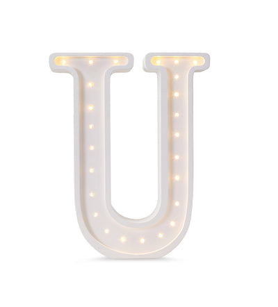 Little Lights Letter Lamp - U